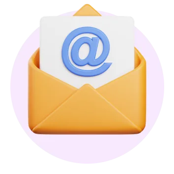 A yellow envelope representing email marketing.