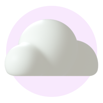 A Cloud representing hosting.