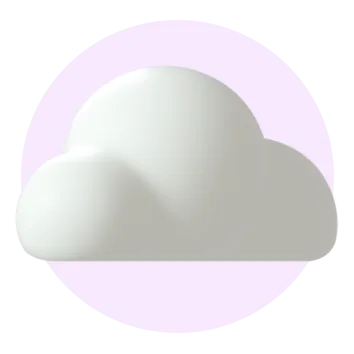 A Cloud representing hosting.