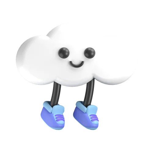 health check : A drawing of a smiling cloud.