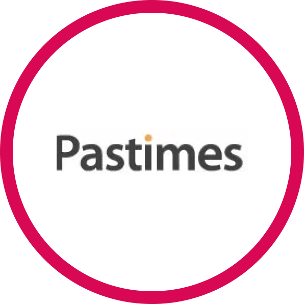 The logo of the Pastimes brand.